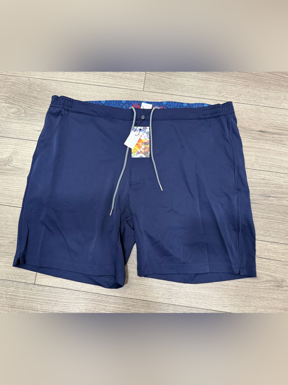 NWT Robert Graham Around The World Hybrid Swim Trunks SZ 2XL